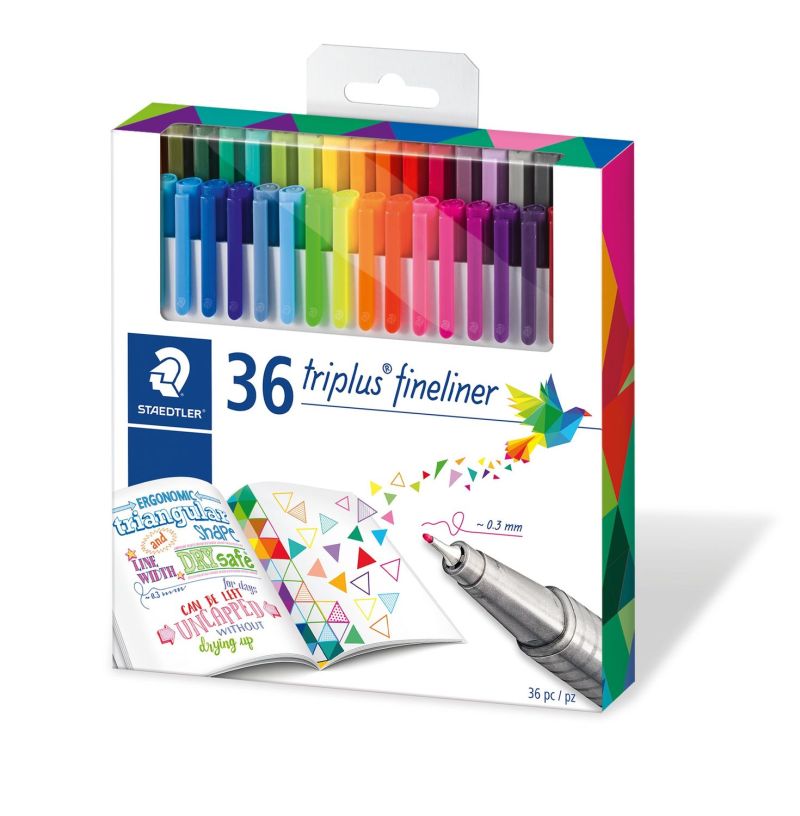Staedtler Triplus Fineliner Pen Set 36 SET / 0.3mm