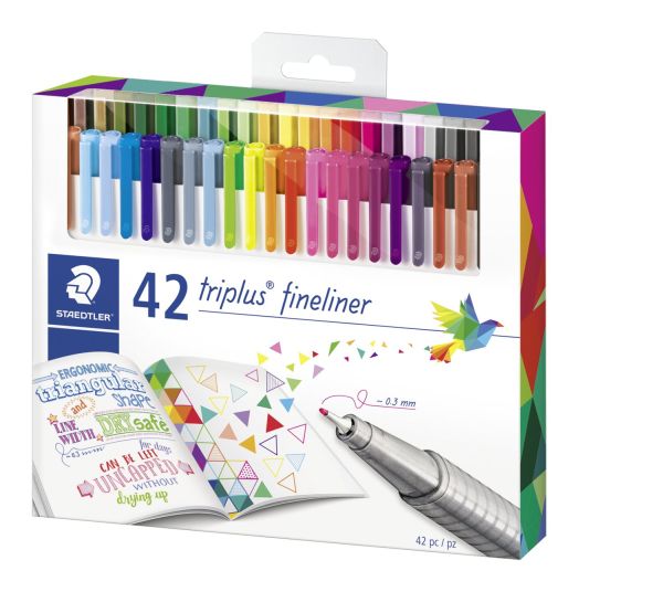 Staedtler Triplus Fineliner Pen Set 42 SET / 0.3mm