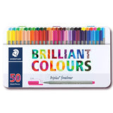 Staedtler Triplus Fineliner Pen Tin Set 50 SET / 0.3mm