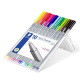 Staedtler Triplus Fineliner Pen Set 10 SET / 0.3mm