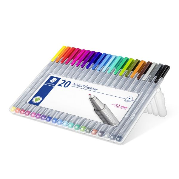 Staedtler Triplus Fineliner Pen Set 20 SET / 0.3mm