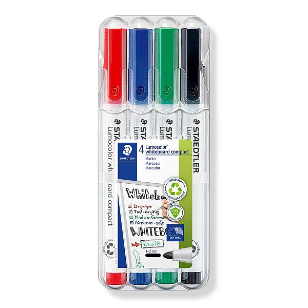 Staedtler Lumocolor Whiteboard Marker Set 4 SET