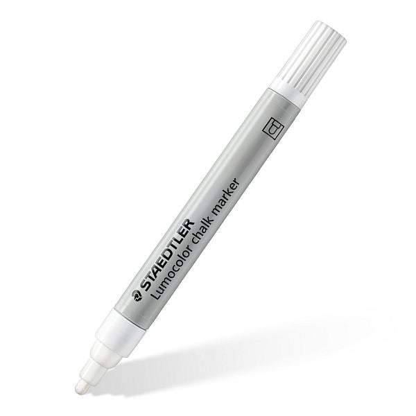 Staedtler Lumocolor Chalk Marker White Bullet Tip