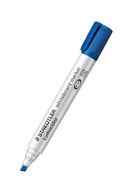 Staedtler Lumocolor Whiteboard Marker Chisel Blue 2-5mm
