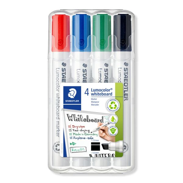 Staedtler Whiteboard Marker Chisel Set 4 SET