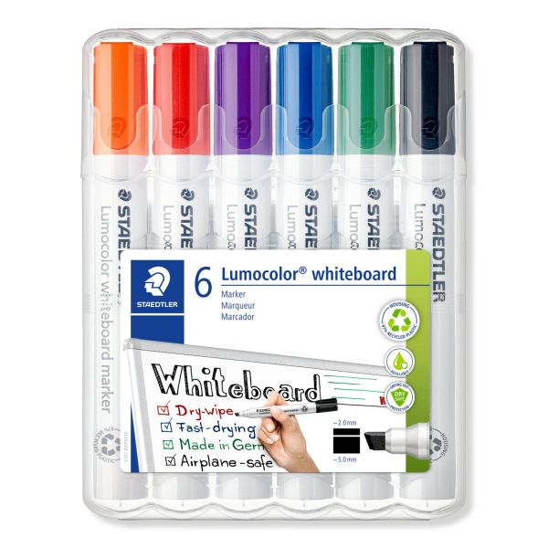Staedtler Whiteboard Marker Broad Set 6 SET