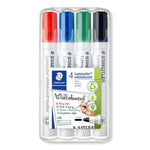 Staedtler Lumocolor Whiteboard Marker Bullet Set 4 SET / 2.0mm