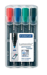 Staedtler Lumocolor Permanent Marker Bullet Set 4 SET / 2.0mm
