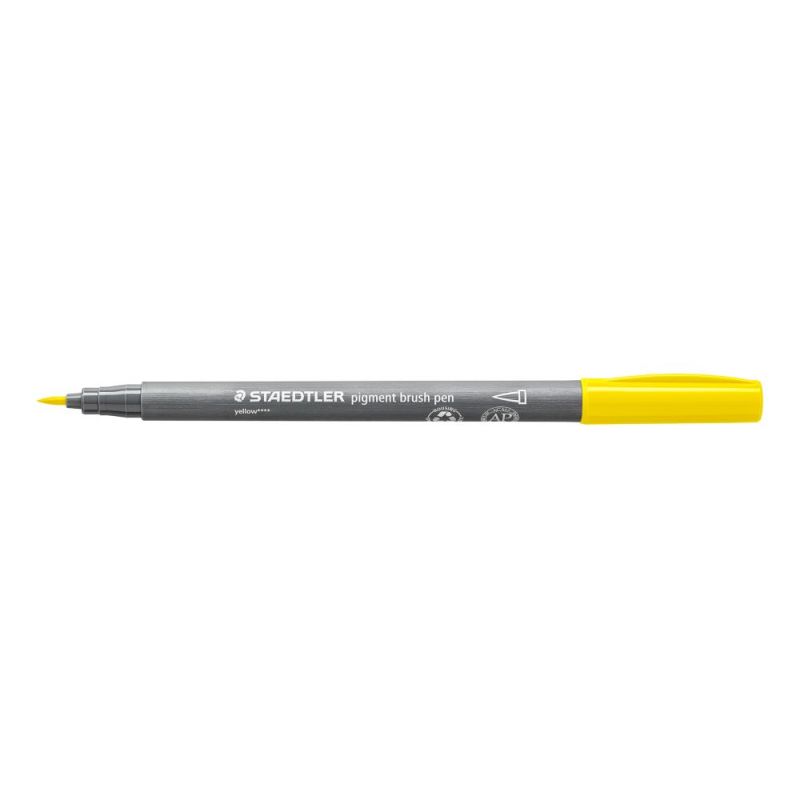 Staedtler Pigment Brush Pen Yellow