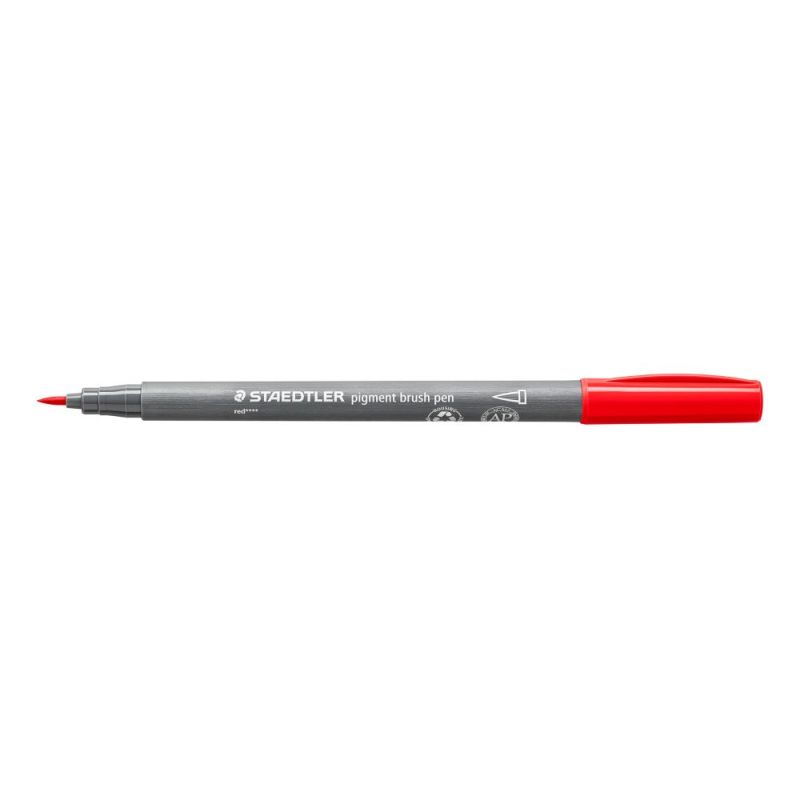 Staedtler Pigment Brush Pen Red