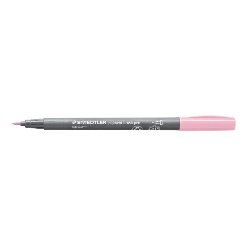 Staedtler Pigment Brush Pen Light Rose