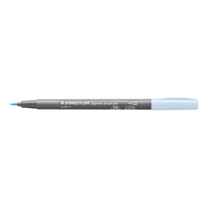 Staedtler Pigment Brush Pen Ice Blue
