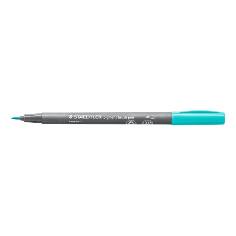 Staedtler Pigment Brush Pen Turquoise