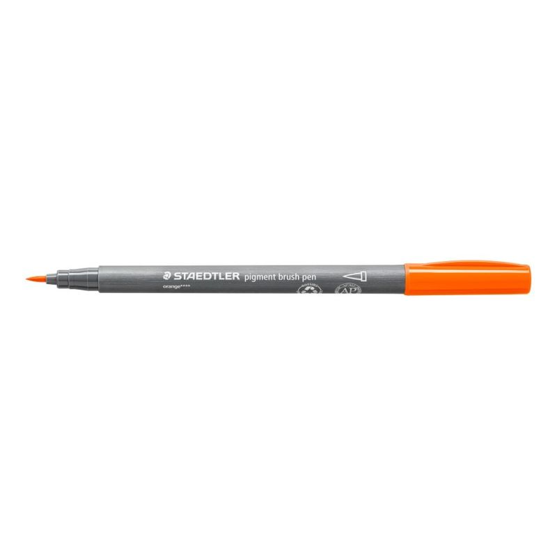 Staedtler Pigment Brush Pen Orange