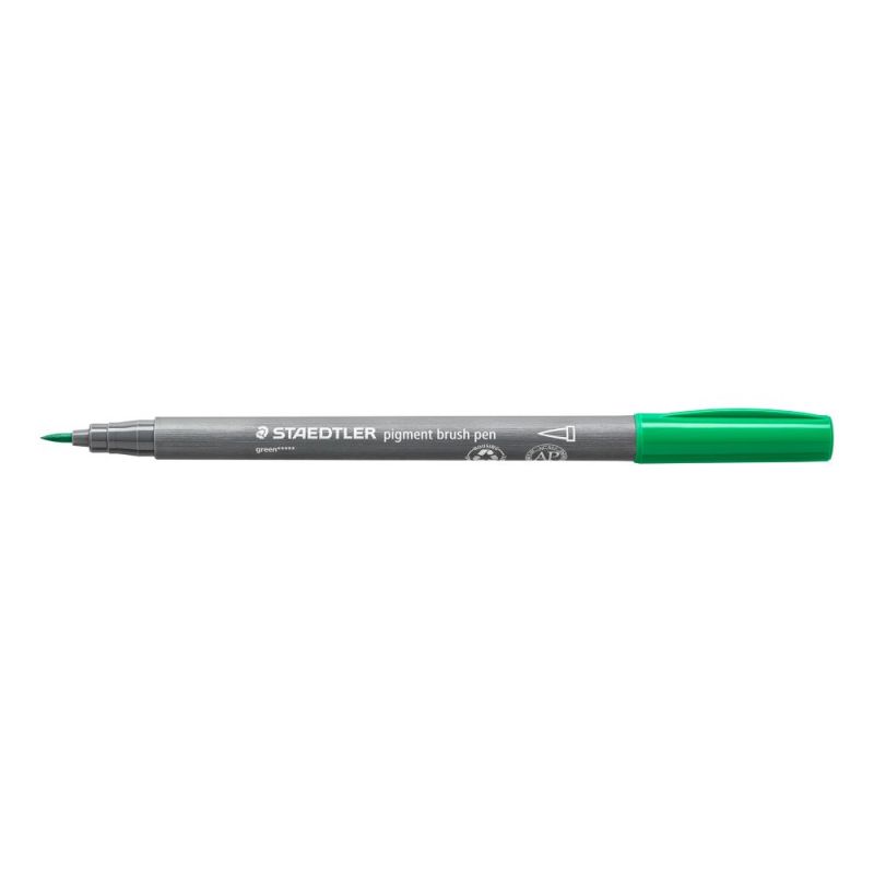 Staedtler Pigment Brush Pen Green