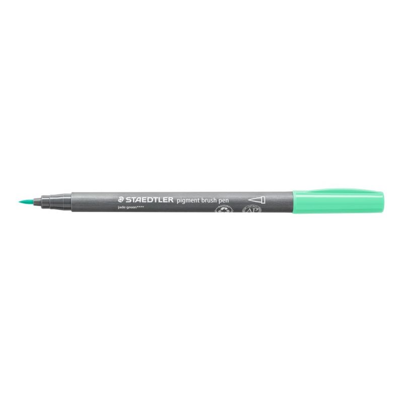 Staedtler Pigment Brush Pen Jade Green