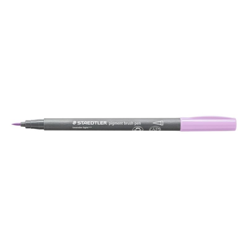 Staedtler Pigment Brush Pen Lavender Light