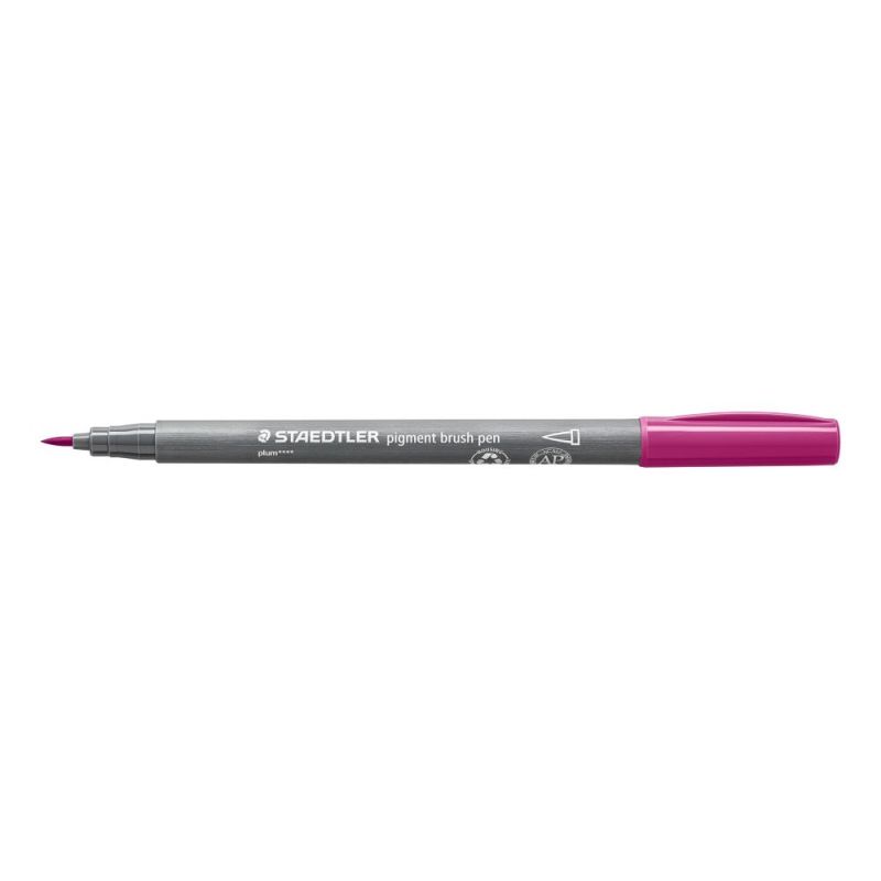 Staedtler Pigment Brush Pen Plum