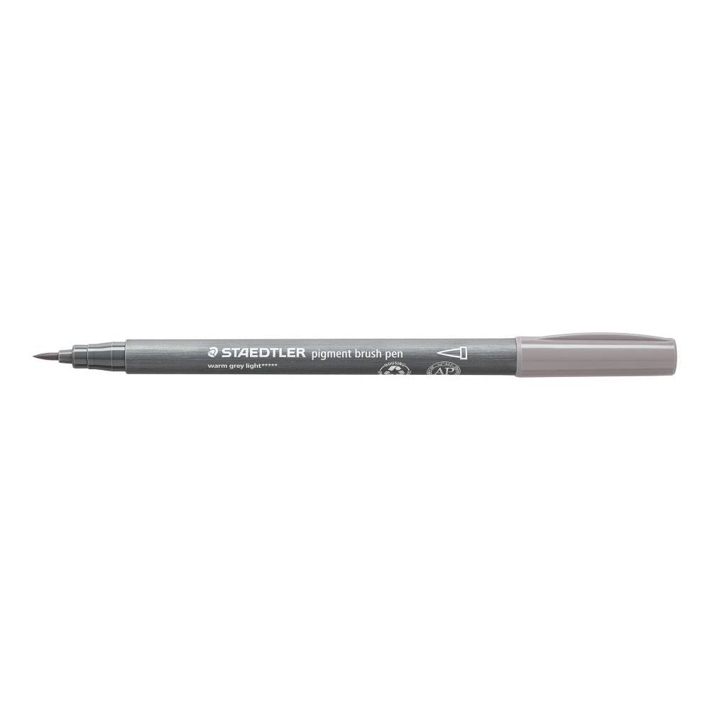 Staedtler Pigment Brush Pen Warm Grey Light