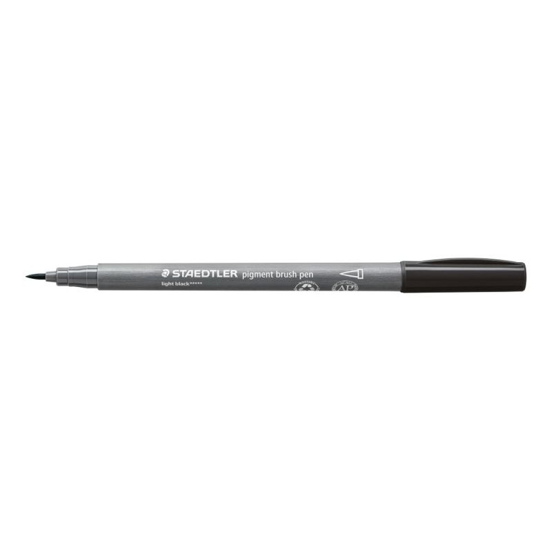 Staedtler Pigment Brush Pen Light Black