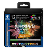 Staedtler Pigment Brush Pen Nature Colour Set 6 SET