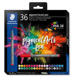 Staedtler Pigment Brush Pen Assorted Set 36 SET