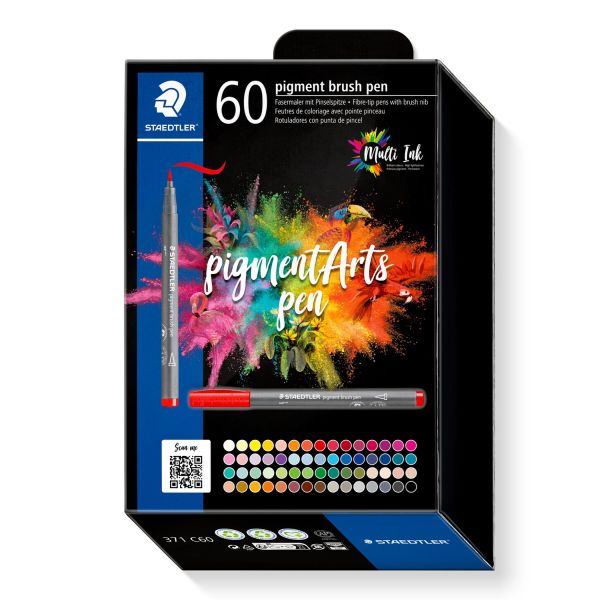 Staedtler Pigment Brush Pen Assorted Set 60 SET