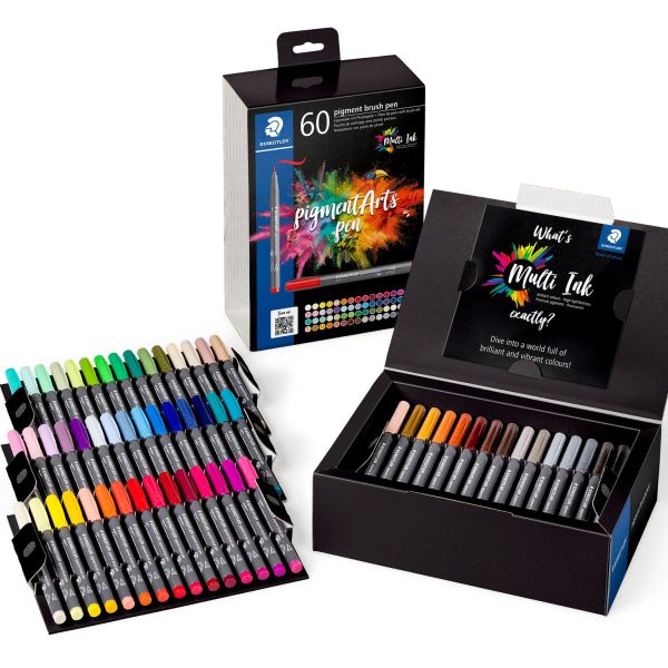 Staedtler Pigment Brush Pen Assorted Set 60 SET