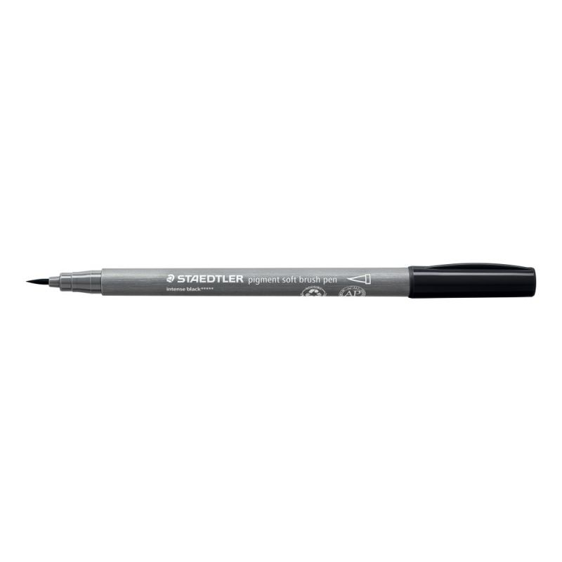 Staedtler Pigment Soft Brush Pen Intense Black