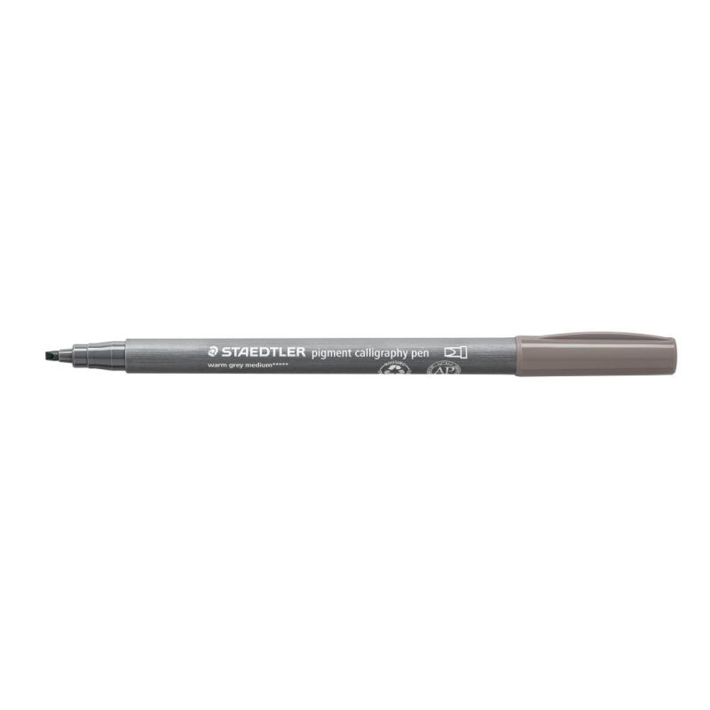 Staedtler Pigment Calligraphy Pen Warm Grey Medium