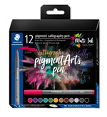Staedtler Pigment Calligraphy Pen Assorted Set 12 SET