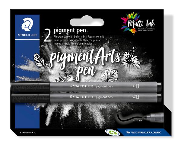 Staedtler Pigment Pen Intense Black Set 12 SET