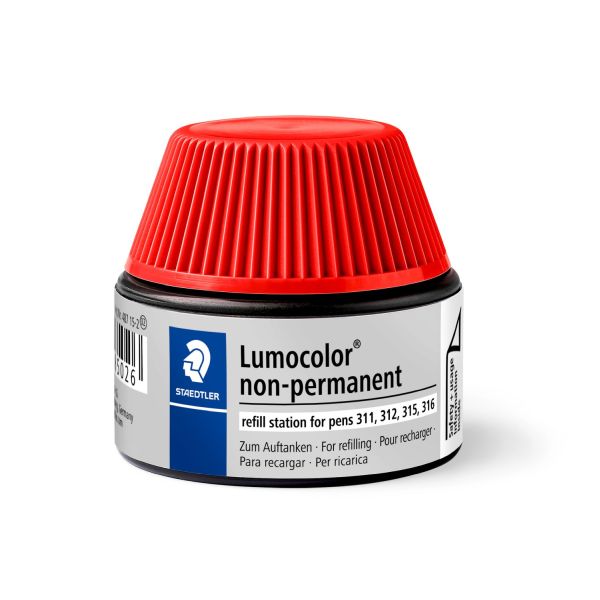 Staedtler Lumocolor Non-Permanent Refill Station Red