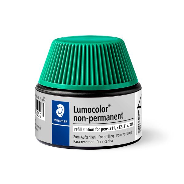 Staedtler Lumocolor Non-Permanent Refill Station Green