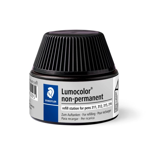 Staedtler Lumocolor Non-Permanent Refill Station Black