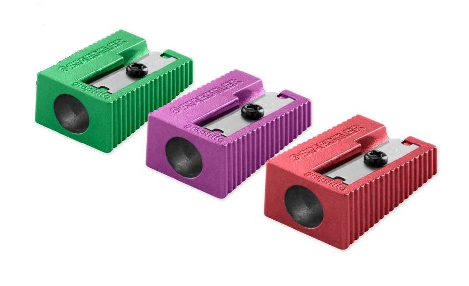 Staedtler Metallic Metal Pencil Sharpener 1 Hole