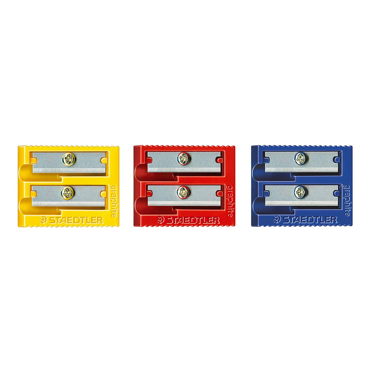 STAEDTLER DOUBLE HOLE PLASTIC SHARPENER