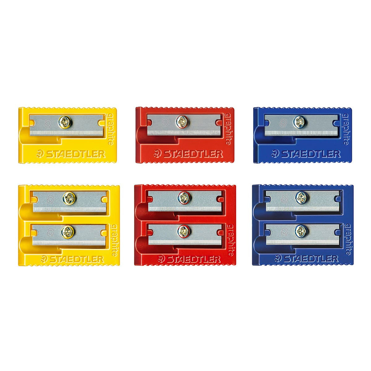 STAEDTLER DOUBLE HOLE PLASTIC SHARPENER