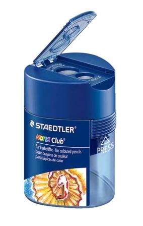 Staedtler Noris Club Triangle Tub Sharpener 2 Hole