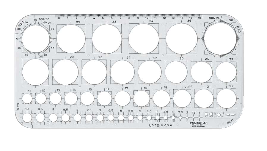 Staedtler Mars Curcle Template