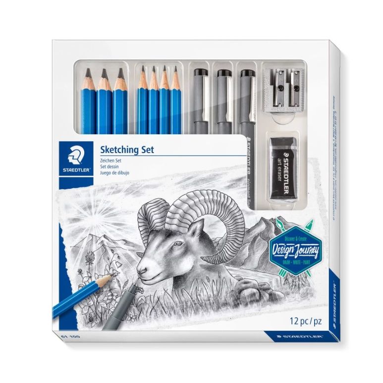 Staedtler Design Journey Set Mixed Sketching Set 12 SET