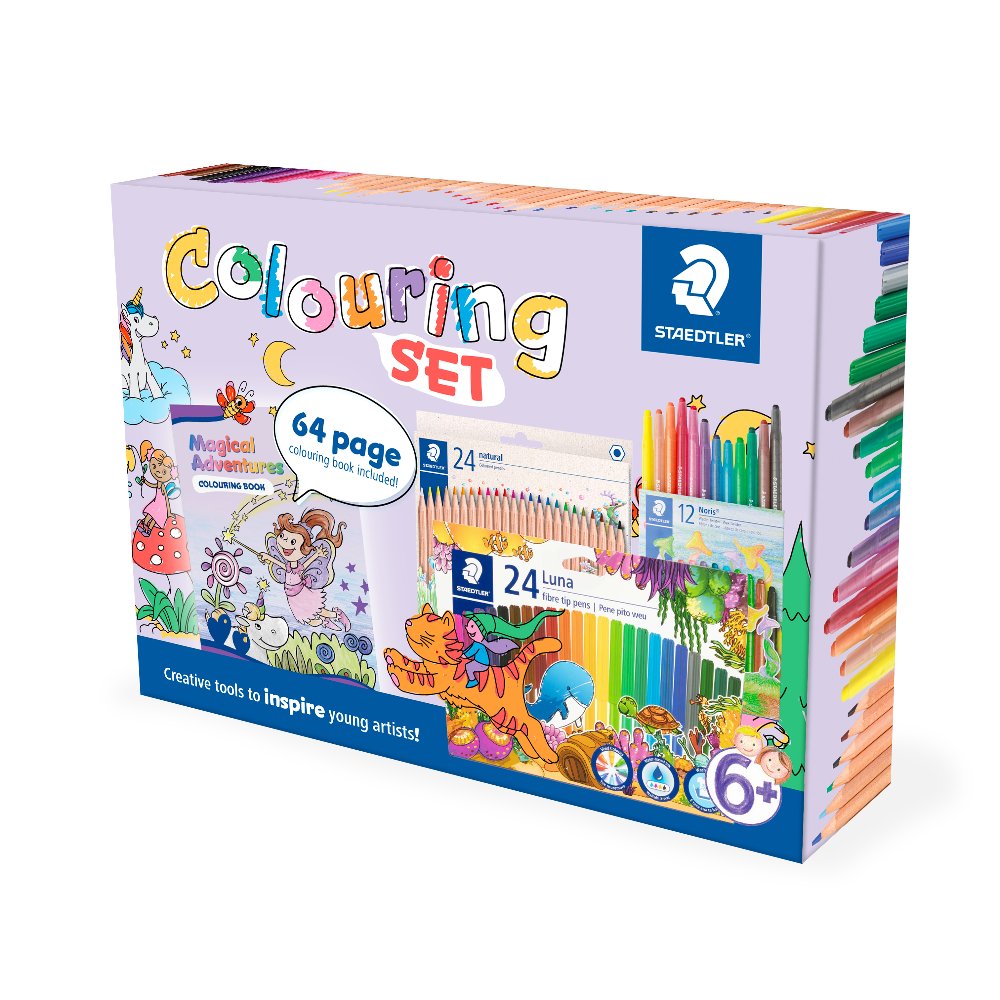 STAEDTLER ACTIVITY COLOURING BOX SET MAGICAL ADVENTURE