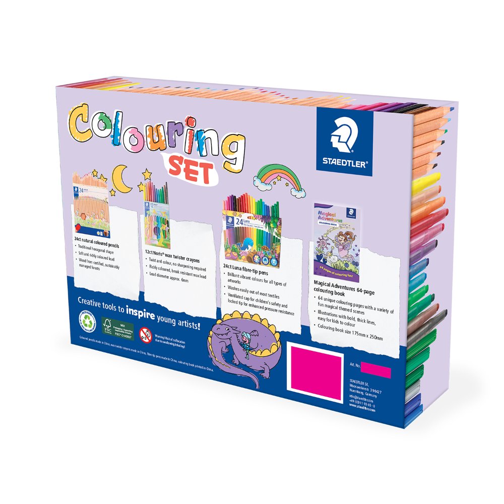STAEDTLER ACTIVITY COLOURING BOX SET MAGICAL ADVENTURE