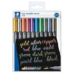 Staedtler Design Journey Brush Pen Metallic Set 10 SET