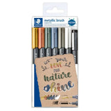 Staedtler Design Journey Brush Pen Metallic Set 7 SET