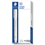 STAEDTLER METALLIC BULLET MARKER WHITE