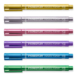 STAEDTLER METALLIC BULLET MARKER RED UNIT / 1-2MM