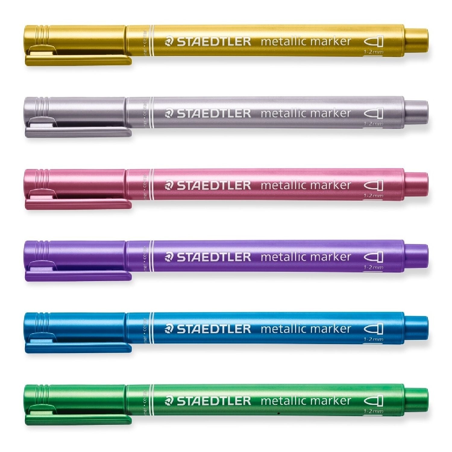 STAEDTLER METALLIC BULLET MARKER SILVER