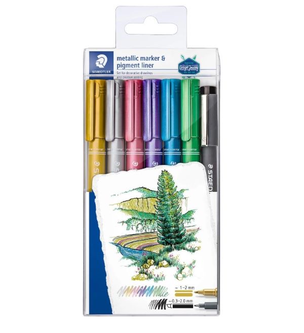 Staedtler Design Journey Marker Metallic Set 7 SET
