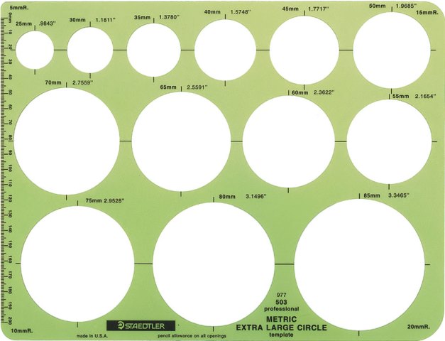 Staedtler Circle Template